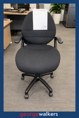 PR6442  Black John Leal Designer Office Chair