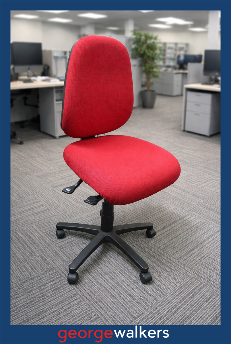 PR6498  Red Dawell Office Chair