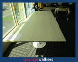 PR6184  Ash Woodgrain  Melteca Boardroom Table & 10x Formway Life Chairs - George Walkers Office Furniture Megastore