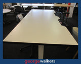 PR6290  White  Electric Desk 1.8M - George Walkers Office Furniture Megastore
