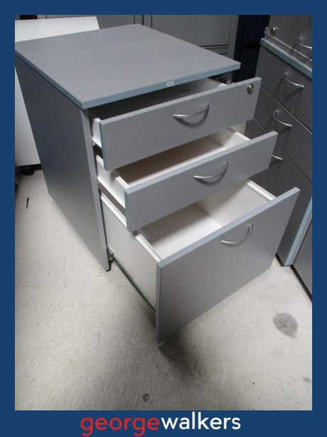 PR5631 - Grey  Mobile Drawer - George Walkers Office Furniture Megastore