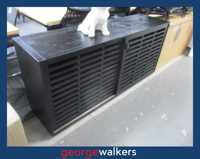 VL103  Black  Buffet Sideboard - George Walkers Office Furniture Megastore