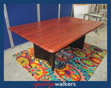 PR6201  Mahogany Colour  Meeting Table - George Walkers Office Furniture Megastore