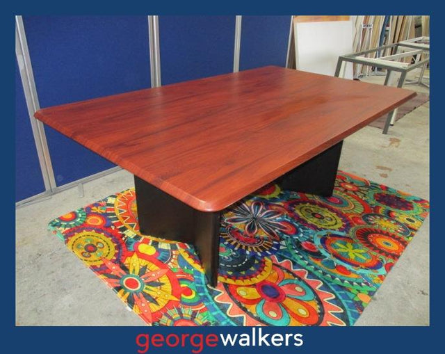 PR6201  Mahogany Colour  Meeting Table - George Walkers Office Furniture Megastore
