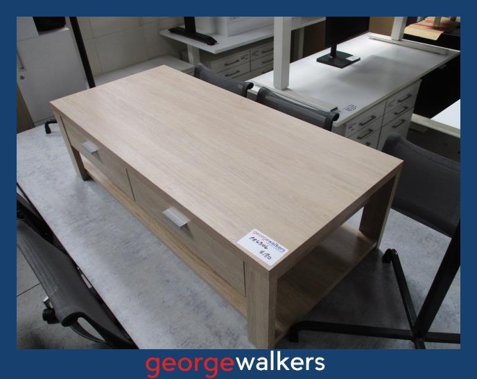 PR6346  Woodgrain  Coffee Table - George Walkers Office Furniture Megastore