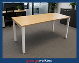 Maple Straight Desk