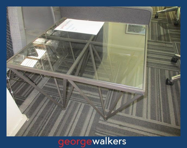 PR5843  Glass  Coffee Table - George Walkers Office Furniture Megastore