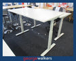 PR6356  White  Electric Height Adjustable Desk - George Walkers Office Furniture Megastore