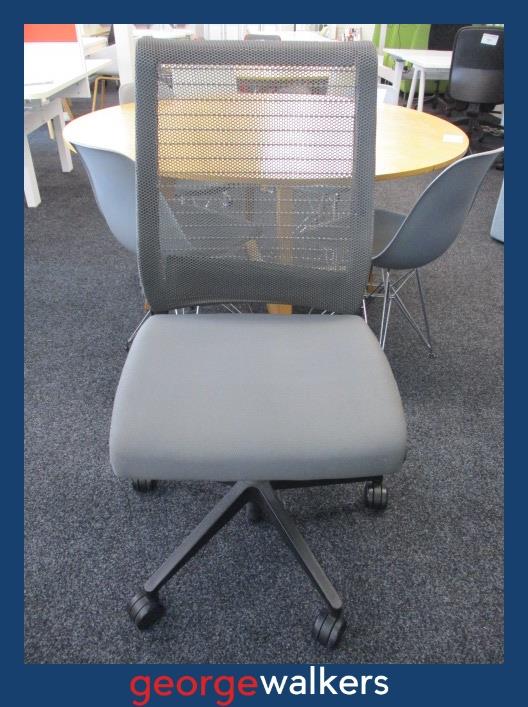 PR5788  Grey Steelcase Office Chair - George Walkers Office Furniture Megastore