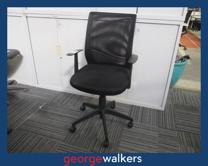 PR6003  Black Workspace Aquila Office Chair - George Walkers Office Furniture Megastore