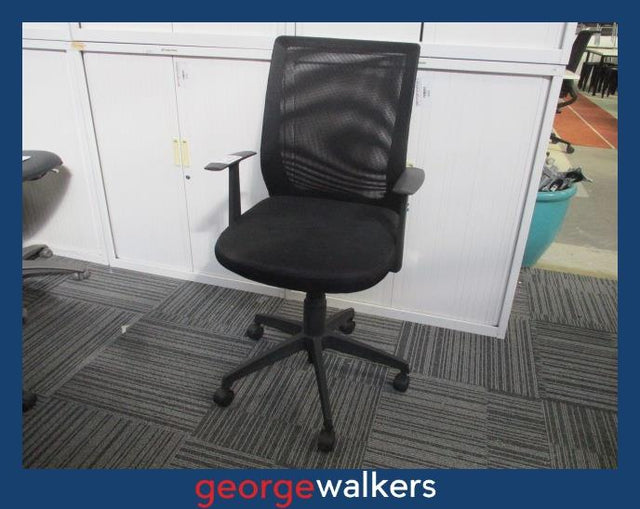 PR6003  Black Workspace Aquila Office Chair - George Walkers Office Furniture Megastore