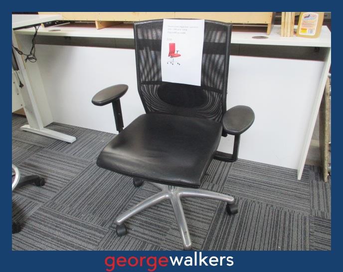 PR6412  Black Dauphin Centro Office Chair - George Walkers Office Furniture Megastore