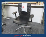 PR6412  Black Dauphin Centro Office Chair - George Walkers Office Furniture Megastore