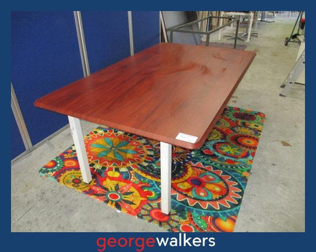 PR6202  Mahogany Colour  Meeting Table - George Walkers Office Furniture Megastore