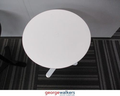 PR5714 - White  Metal Table - George Walkers Office Furniture Megastore