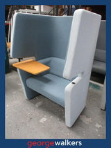 PR6657  Blue Vidak Chat Acoustic Workspace Chair - George Walkers Office Furniture Megastore