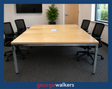 VL98  Light Wood  Meeting Table - George Walkers Office Furniture Megastore