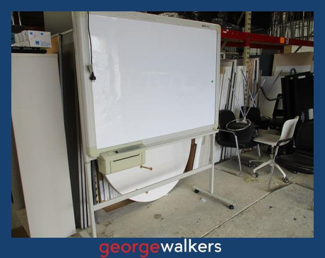 PR6405  Whiteboard on Stand - George Walkers Office Furniture Megastore