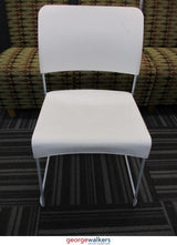 PR4773 - White Canteen Chair - George Walkers Office Furniture Megastore