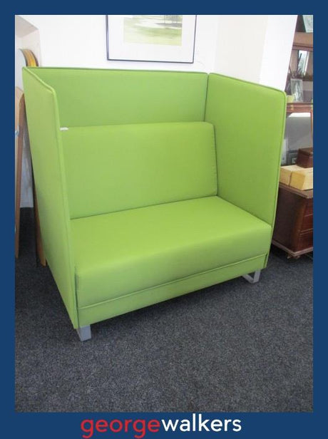 PR5739 - Green  Booth Seating - George Walkers Office Furniture Megastore
