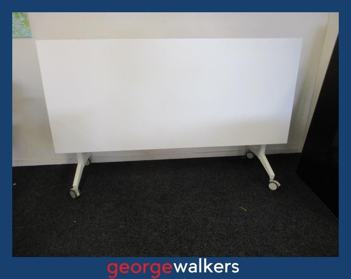 Flip table - Mobile meeting table - White - 1.8m - RRP $1,300+ - PR7036