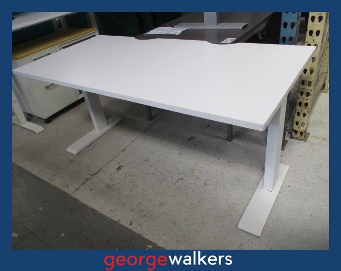 Desk - Commercial - White melteca - 1.6m - PR6993