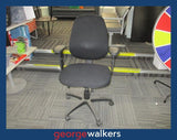 PR6176  Black  Office Chair - George Walkers Office Furniture Megastore
