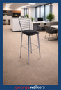 PR6010  Black/Grey Cellini Barstool - George Walkers Office Furniture Megastore