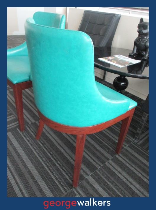 CHAIR – ACCENT – TURQUOISE – MODERN MID CENTURY – PR6824