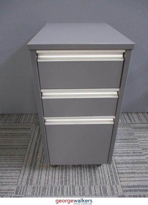 PR5484 Charcoal Grey Slimline Mobile Drawer Walkers Office