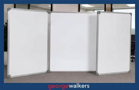Whiteboard - Foldable - 1200 x 1200mm - N80433 - George Walkers Office Furniture Megastore