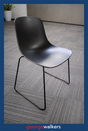 PR6690  Black Vidak Black Visitor Chair - George Walkers Office Furniture Megastore