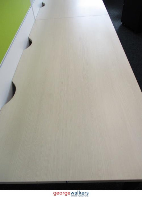 PR5642 - Ash Woodgrain  Pod Station - George Walkers Office Furniture Megastore