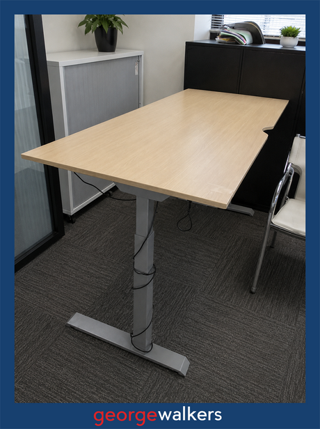 VL114  Height Adjustable Sit/Stand Desk 1.8m - George Walkers Office Furniture Megastore