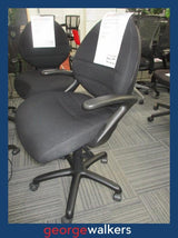 PR6442  Black John Leal Designer Office Chair - George Walkers Office Furniture Megastore