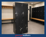 4 Door Metal Locker Europlan Black