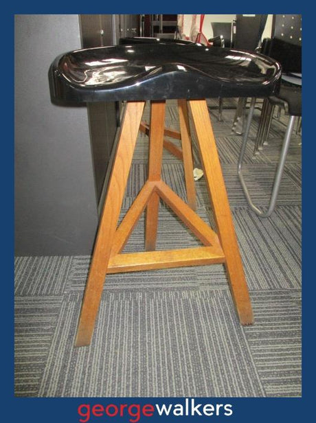PR5685 - Black  Barstool - George Walkers Office Furniture Megastore