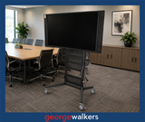 PR5962  Black NEC 55" Commercial Screen on Media Stand - George Walkers Office Furniture Megastore