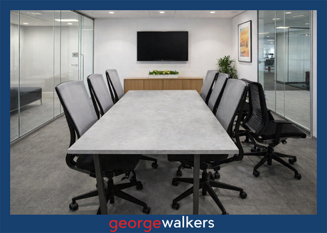 PR5953  Grey  Meeting Table - George Walkers Office Furniture Megastore