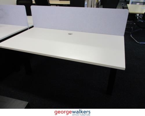 PR4647 - White Pod System - George Walkers Office Furniture Megastore
