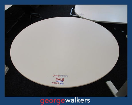 PR5379 - White Meeting Table - George Walkers Office Furniture Megastore