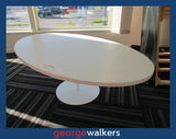 PR6045  Maple  Oval Coffee Table - George Walkers Office Furniture Megastore