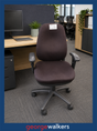 OFFICE CHAIR – KNIGHT LUXE EVO 3 – WITH ADJUSTABLE ARMRESTS – RRP $500+ – PR6902 - George Walkers Office Furniture Megastore