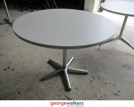 PR5531 - Grey  Round Table - George Walkers Office Furniture Megastore