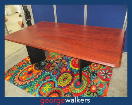 PR6201  Mahogany Colour  Meeting Table - George Walkers Office Furniture Megastore