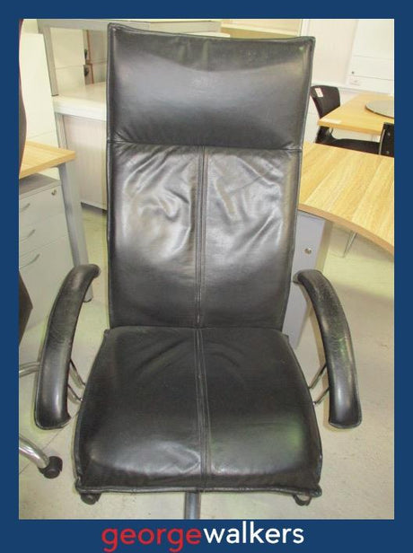 PR5399 - Leather  Office Chair - George Walkers Office Furniture Megastore