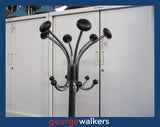 PR5957  Chrome  Metal Coat Rack - George Walkers Office Furniture Megastore