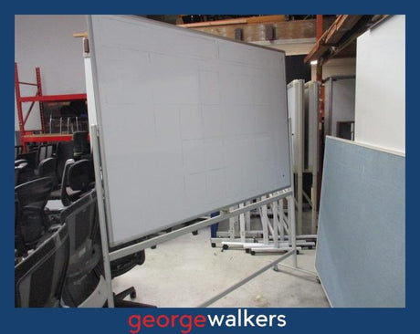 PR6149  White Boyd Visuals Whiteboard on Stand - George Walkers Office Furniture Megastore