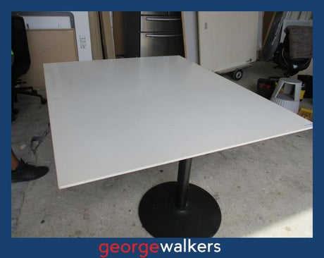SM14 - White Meeting Table - George Walkers Office Furniture Megastore