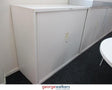 PR5758  White Precision Tambour - George Walkers Office Furniture Megastore